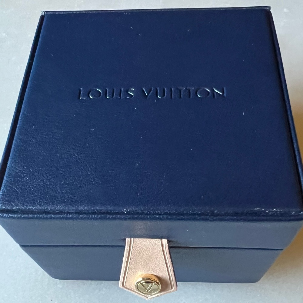 💫Louis Vuitton Navy Blue Jewelry Box